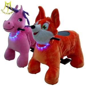 China Hansel walking animal token operated animales mountables electric ride for mall factory