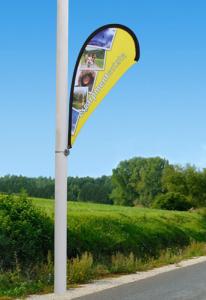 China Feather Flag banner stands Street banner advertising flying flag for advertising &amp; tradeshow factory