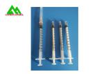 Sterile Medical And Lab Supplies Disposable Syringe With Needle 3cc / 5cc / 10cc