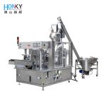 AC 380V 55 BPM Filling Packing Machine Premade Bag Pouch Sealing
