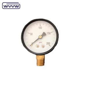 China standard stainless steel water pressure gauge 2.5&quot; factory