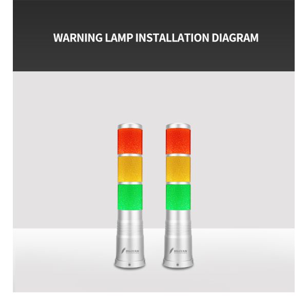 Customizable Tower Warning Light Easy Installation LED Stack Lights IP54 Rating