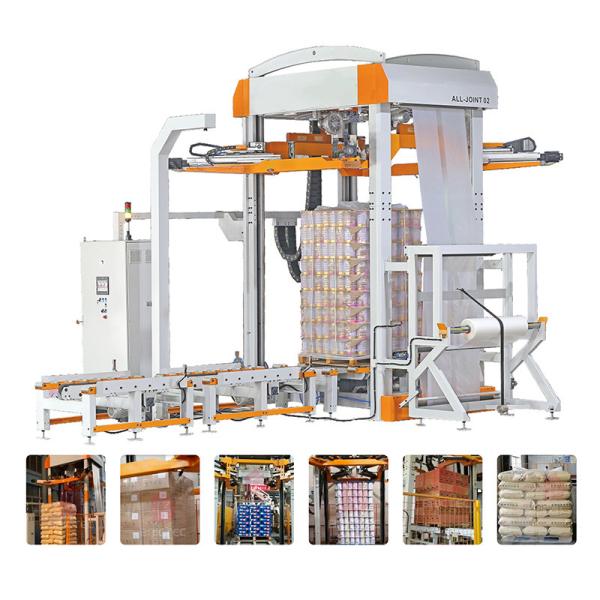 High Tear Puncture Resistance Automatic Brick Packaging Equipment Stretch Film
