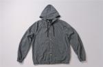 Men'S Cotton Striped Jacket Autumn New Trend Men'S Wear Hoodie Transverse Stripe