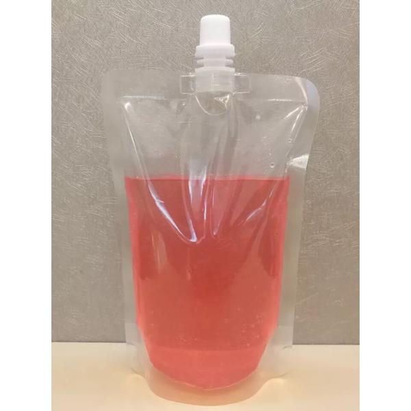 China Plastic Liquid Clear Spout Pouch For Beverage Milk Juice factory