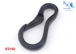 Fashion Style Bag Snap Hook 10mm Inner Size Black Color For Handbags