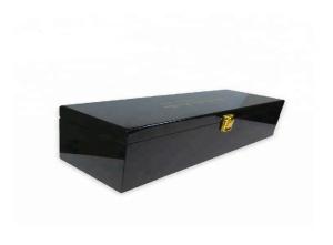 China High Class Single Wooden Wine Box Antique Display With Piano Lacquer Finsh factory