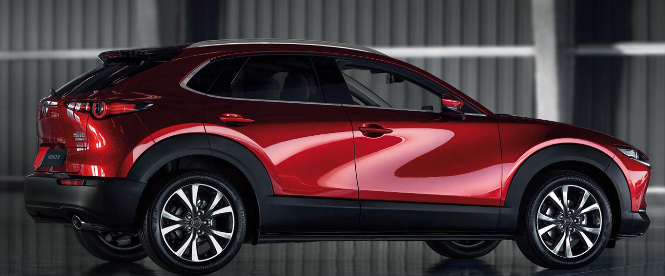 450 km Range Mazda CX 30 EV Electric Vehicle Car in White/Blue/Red/Platinum Steel Gray/Extreme Gray with from Mazda
