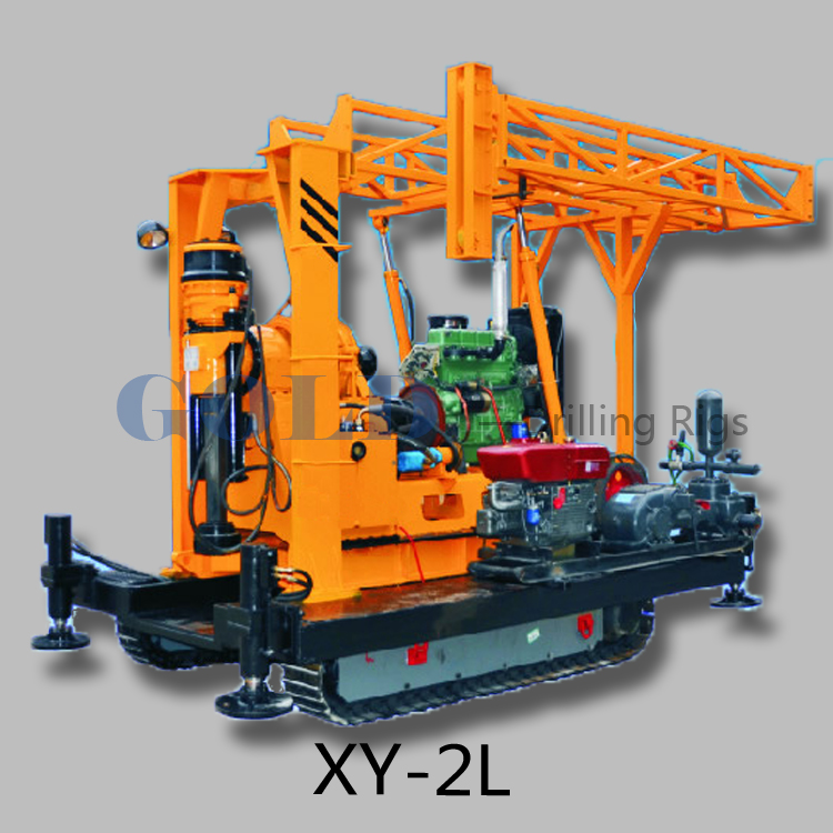 customized tracked mounted water well drilling rig XY-2L