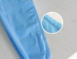 Standard Surgical gown SMS or SMMS,120cm*150cm,43g,blue,machine process,sell hot