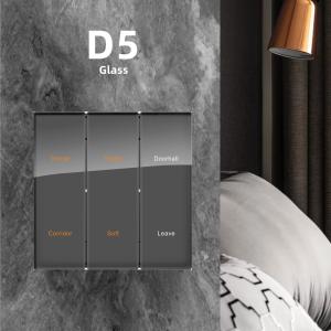 China Smart RS485 Programmable Wall Switch Digital Push Button Tact Switch factory