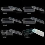Food grade disposable container plastic fast food lunch boxes, take away food