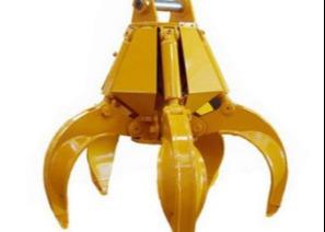 China Customized Hydraulic Orange Peel Grapple Demolition Metal Scraps Grab For 5-60 Ton Excavator Crane Use factory