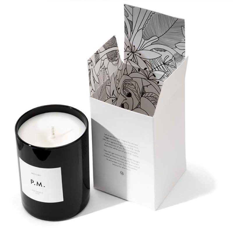 Custom Printed Coated Paper Retail Box Recyclable Packaging Candle Perfume Cosmetic Art Pape Gift Boxes