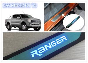 China FORD Ranger T6 2012 - 2015 Illuminated Door Sills LED Light Side Door Sills Scuff Plate factory