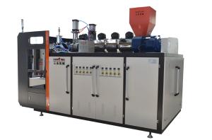 China Sanqing Double Station 3000ml Hdpe Bottle Manufacturing Machine 400 PC/HR factory