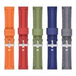 Sport FKM Rubber Watch Strap 22mm Quick Release Skin Friendly Band