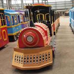 Miniature Tourist Train Rides , Family Train Ride Hydraulic Brake