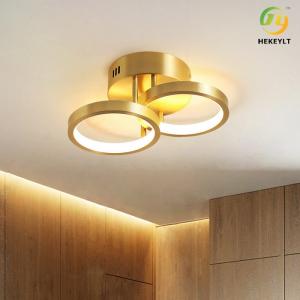 China Copper Cloakroom LED Ceiling Light Simple Aisle Lamp factory
