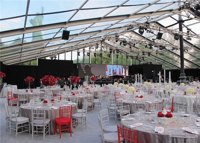 Aluminium 500 People Outdoor Steel Outdoor Party Tents With Anti UV PVC