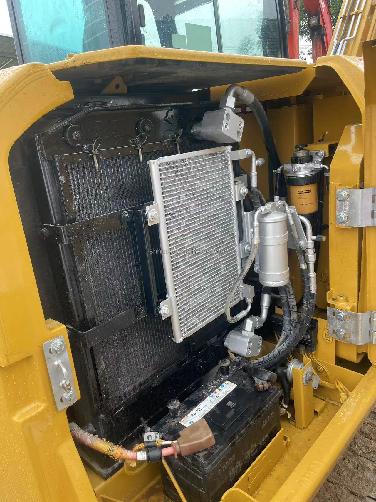 yellow paint original color used mini excavator used cat305.5e for sale