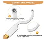 Mini Carbide Tipped Wood Turning Tools With Diamond Round Square Swan Neck