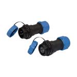 Waterproof IP68 Weipu Connector SP13 17 21 Series Female To Male High Power