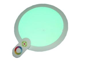 China IR / RF Wireless Remote Dimming RGB LED Panel Light 3w 6w 9w for KTV , Bar factory