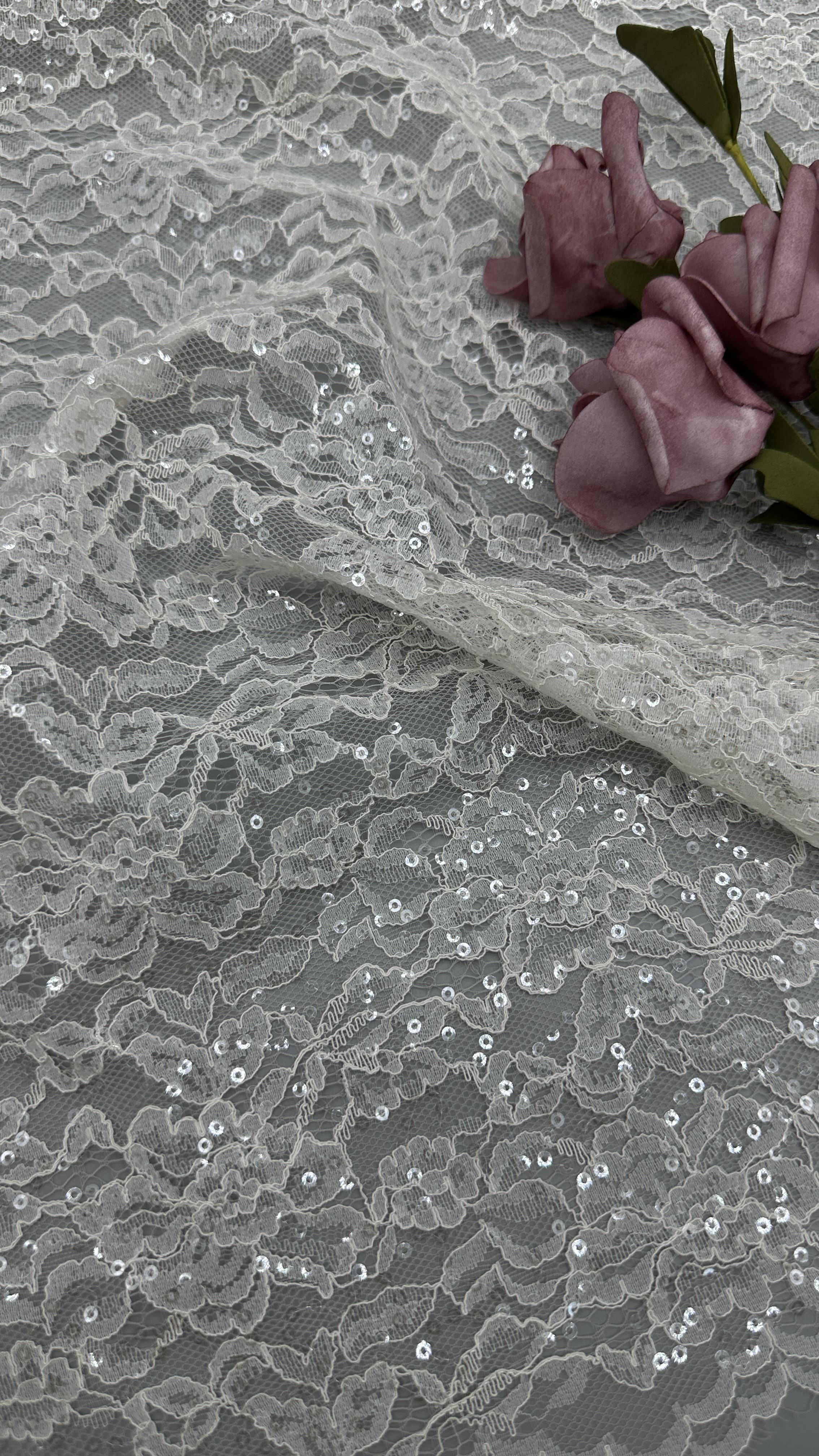 100% polyester Seuqin Embroidery Fabric Lusiate Sequin Lace Fabric Leafy Luxury Occasion Evening Fabric