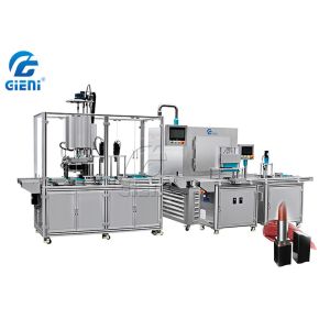 One Body 5 Nozzles Silicone Lipstick Filling And Molding Machine