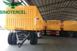 Livestock Fence Cargo Trailer Full Size Semi Trailer For Poultry Puffy