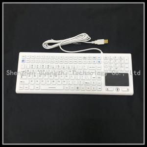 China Washable 122 Key USB PS2 Medical Silicone Keyboard on sale