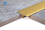 6063 T5 Extruded Aluminum T Slot With color gold Electroscopes Treatment