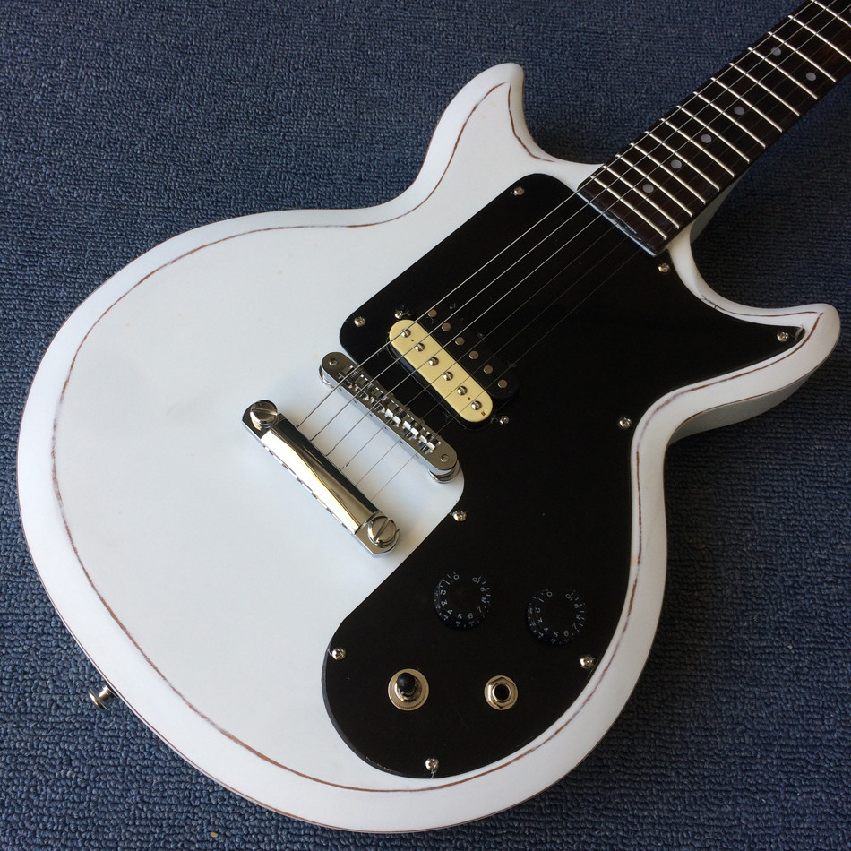 Custom Chrome Hardware with Tone-Pro Bridge Semi-Gloss Finish Alpine White Electric Guitar