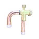 Copper Straight L Bend Service Split Valve for AC for Refrigerator Parts Air