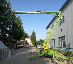 Trailer Mounted Access Platform Articulating Boom Lift 500kg Loading