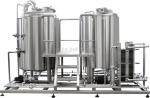 Refrigerated Dairy Production Line / Milk Cooling Tank With CIP Cleaning System