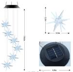 2V 100mA Color Changing Solar Wind Chime Lights