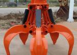 Orange Peel Grab With Customizable Color For Excavators