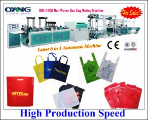 China 18KW / 22kw Electrical Ultrasonic Non Woven Bag Making Machine / Equipment factory