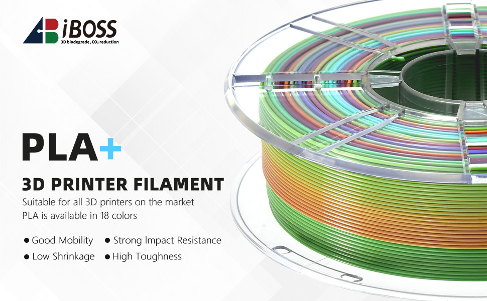 1.75mm Desktop Printer Silk Rainbow PLA 3D Printer Filament
