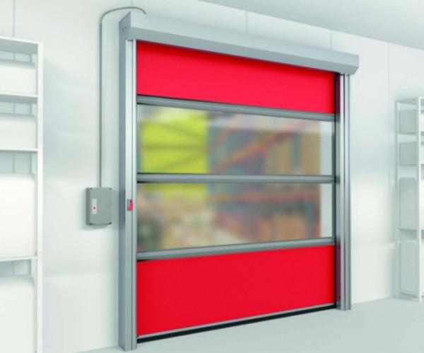 Industrial Dust Proof Warehouse Rolling PVC High Speed Doors High Speed Roller