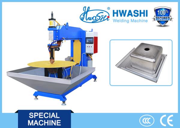 Manual / Kitchen Sink Seam Welding Equipment 1000kg Weight With Stainless Steel