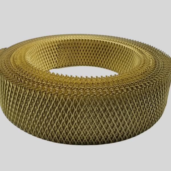 China Expanded Copper Brass Electromagnetic Shielding Mesh For Room Shielded factory