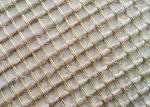 0.5mm SS316 Safety Glass With Wire Mesh 50m Flexible Mesh Fabric