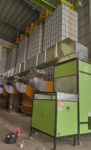 China 120 Tons Per Batch Grain Dryer With Biomass Furnace factory