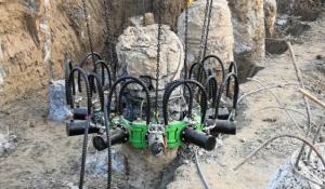China Quick Assembly Hydraulic Pile Breaker KP Series For 350-450mm Piles factory