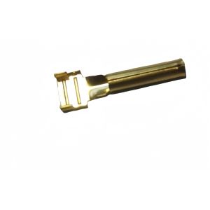 Single Hole Receptacle Terminal with Extended Body – Electrical Brass Terminal