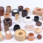 1in Natural Wooden Lid Perfume Wooden Cap Cover Customized Size Natural Wooden
