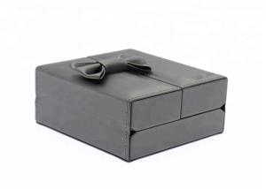 China ROHS Leather Jewelry Packaging Boxes , Mirrored Jewellery Box For Travel factory